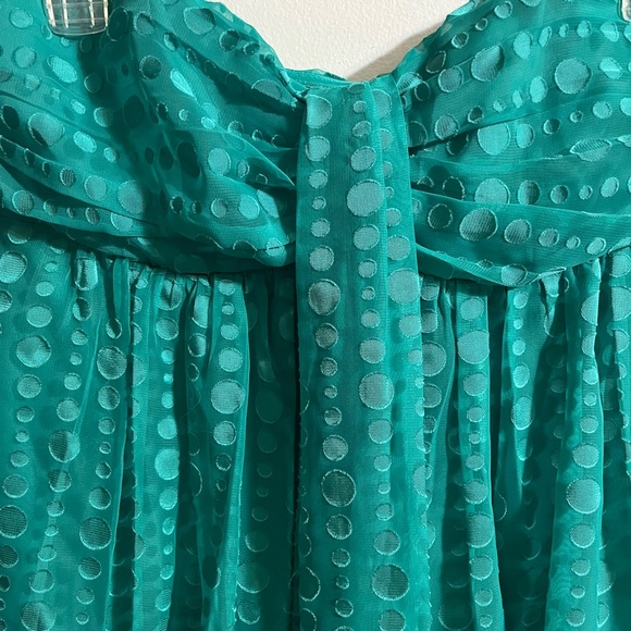 Green Strapless Dress Size 8 Express - Picture 3 of 6